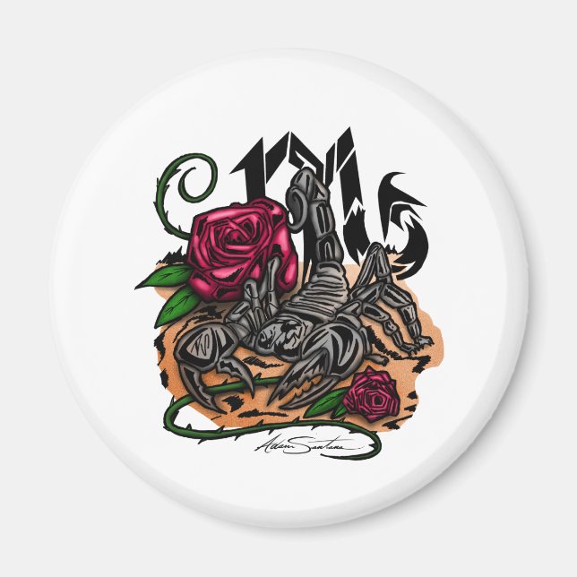 Scorpio - Zodiac Magnet (Framsidan)
