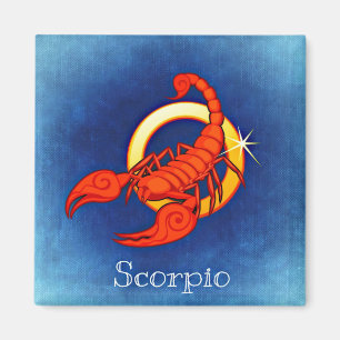 Scorpio zodiac magnet