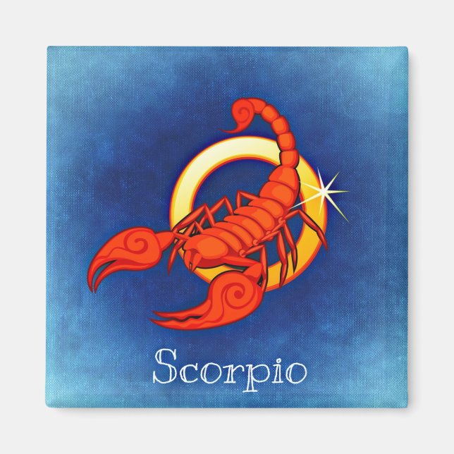 Scorpio zodiac magnet (Framsidan)