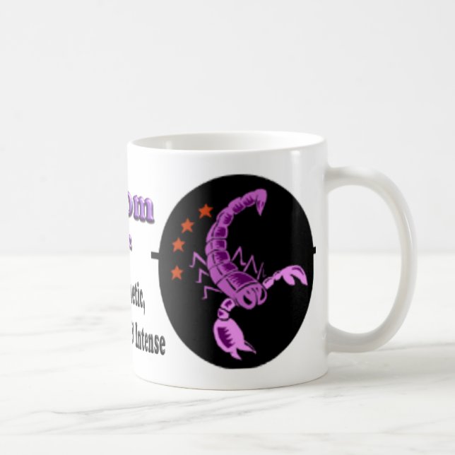 Scorpio Zodiac Mors dag Coffee Mugg (Höger)