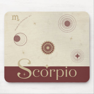 Scorpio Zodiac Mousepad Musmatta