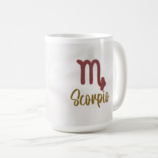 Scorpio Zodiac Mugg (Framsida höger)