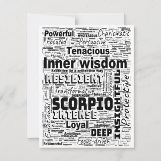 Scorpio Zodiac Ord Cloud-inspirationspapper