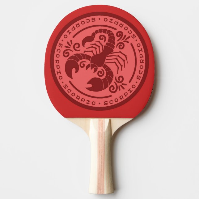 Scorpio Zodiac Pingisracket (Framsidan)
