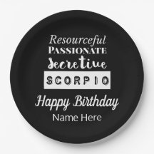 Scorpio Zodiac Roligt Egenskaper Födelsedag