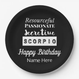 Scorpio Zodiac Roligt Egenskaper Födelsedag