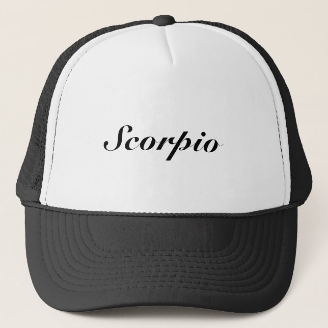 Scorpio Zodiac Sign Astrology elegant Classic Keps (Framsida)