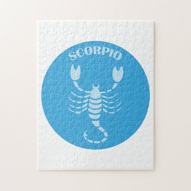 Scorpio, Zodiac Sign, Horoscope, Astrology Pussel (Vertikal)