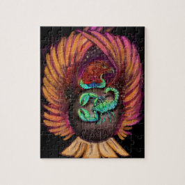 Scorpio Zodiac Sign Jigszle Puzzle Pussel