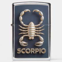 Scorpio Zodiac Sign Metall Emblem #1