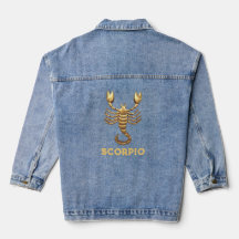 Scorpio Zodiac Sign Women's Denim Jacka