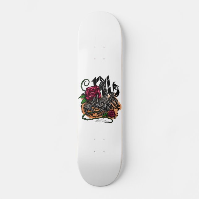 Scorpio - Zodiac Skateboard Bräda 19,5 Cm (Framsida)