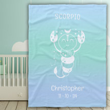 Scorpio Zodiac Star Namn Birthdate Blue Baby