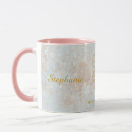 Scorpio Zodiac Stjärntecken Galaxy Monogram Glitte Mugg