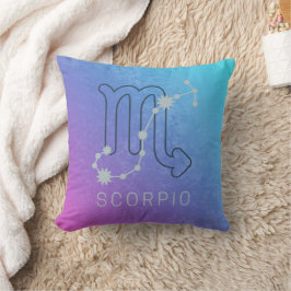 Scorpio Zodiac Stjärntecken Horoscope Constellatio Kudde