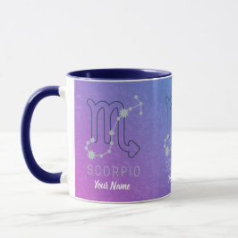 Scorpio Zodiac Stjärntecken Horoscope Constellatio Mugg