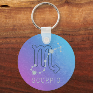 Scorpio Zodiac Stjärntecken Horoscope Constellatio Nyckelring