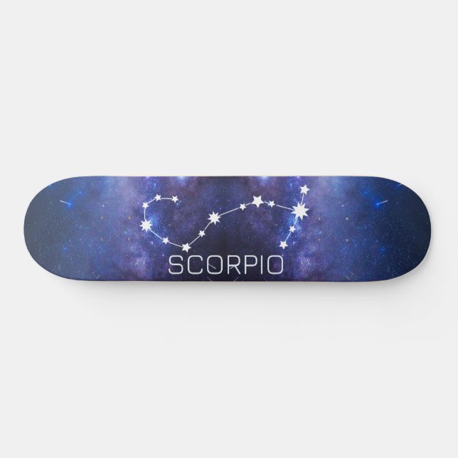 Scorpio Zodiac Stjärntecken Skateboard (Horz)