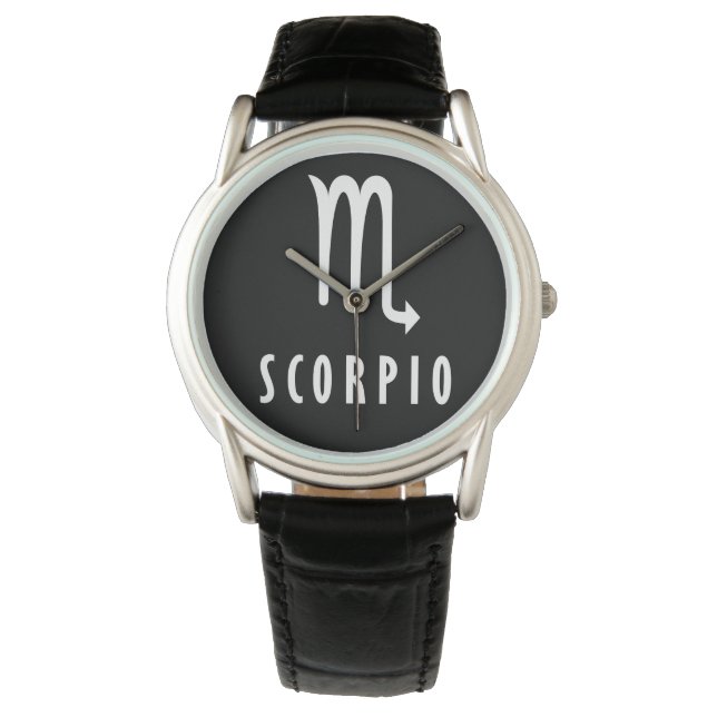 Scorpio zodiac-tecken armbandsur (Framsida)