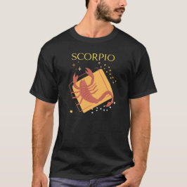 Scorpio Zodiac-tecken&citat Modern Elegant Gift T Shirt