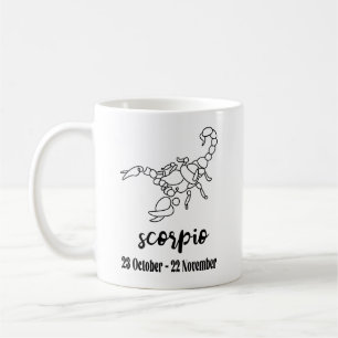 Scorpio, Zodiac-tecken Kaffemugg