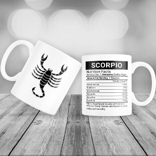Scorpio Zodiac-tecken med näringsbrist. Jumbo Mugg