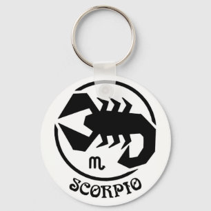 Scorpio Zodiac-tecken Nyckelring