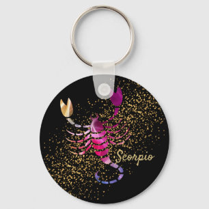 Scorpio - Zodiac-tecken Nyckelring
