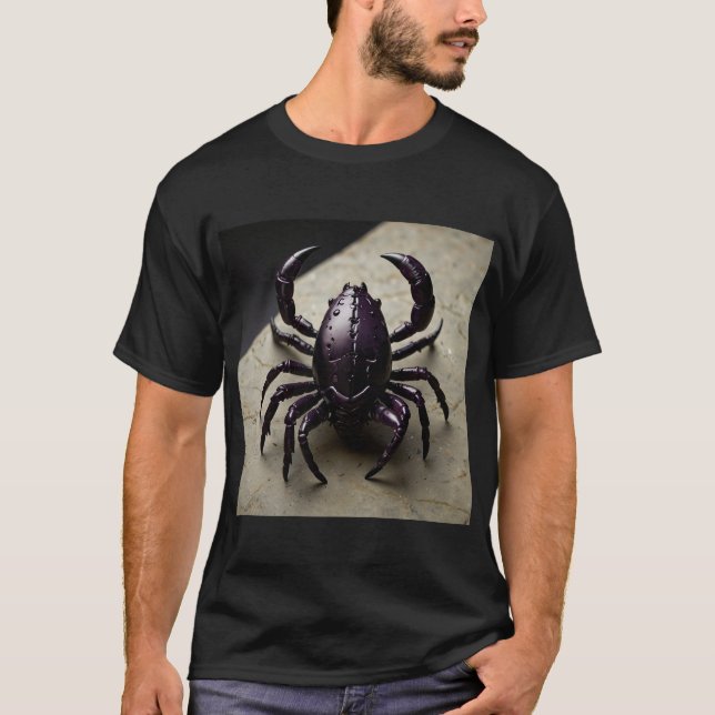 Scorpio Zodiac-tecken | Passionate Souls T Shirt (Framsida)