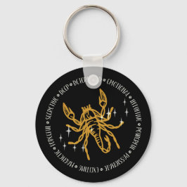 Scorpio Zodiac-tecken: Symbol, Konstellation, Info Nyckelring