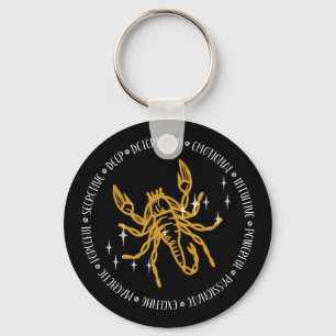 Scorpio Zodiac-tecken: Symbol, Konstellation, Info Nyckelring