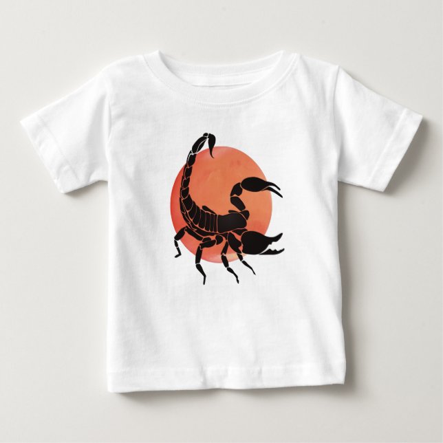 Scorpio Zodiac-tecken T Shirt (Framsida)