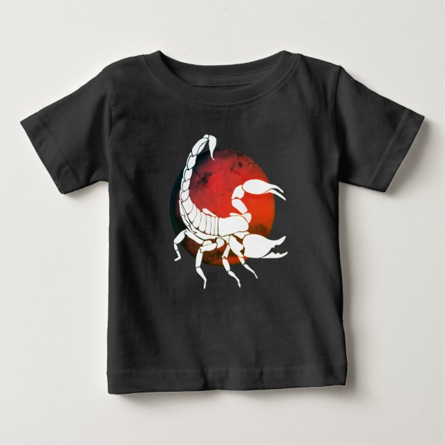 Scorpio Zodiac-tecken T Shirt (Framsida)