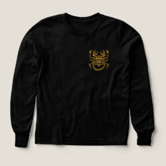 Scorpio Zodiac - Tribal Guld T Shirt