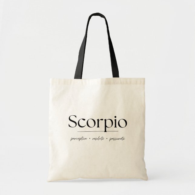 Scorpio Zodiac Väskor (Framsidan)