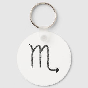 Scorpio. Zodiacastrologitecken Nyckelring