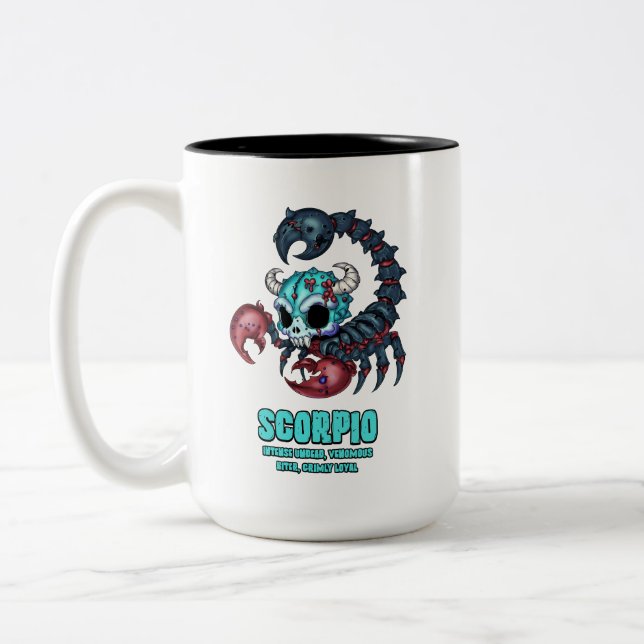 Scorpio Zombie Två-Tonad Mugg (Vänster)