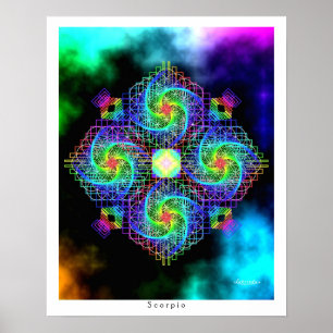 Scorpioaffisch Poster
