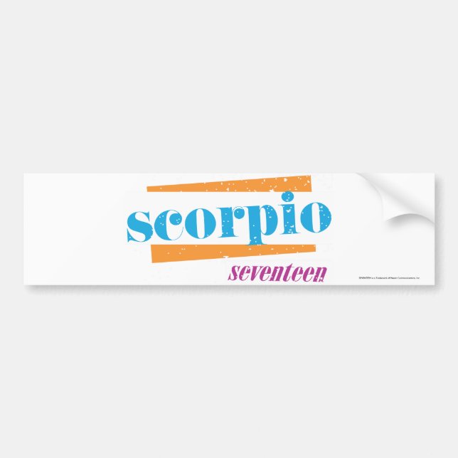 ScorpioAqua Bildekal (Framsidan)