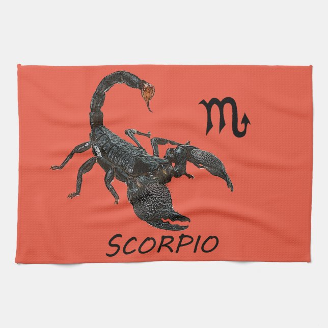 Scorpioastrologi Kökshandduk (Horisontell)