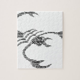 ScorpioastrologiZodiac undertecknar ordmolnet Pussel