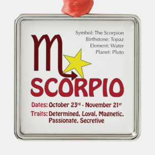 Scorpiodrag kvadrerar prydnaden julgransprydnad metall