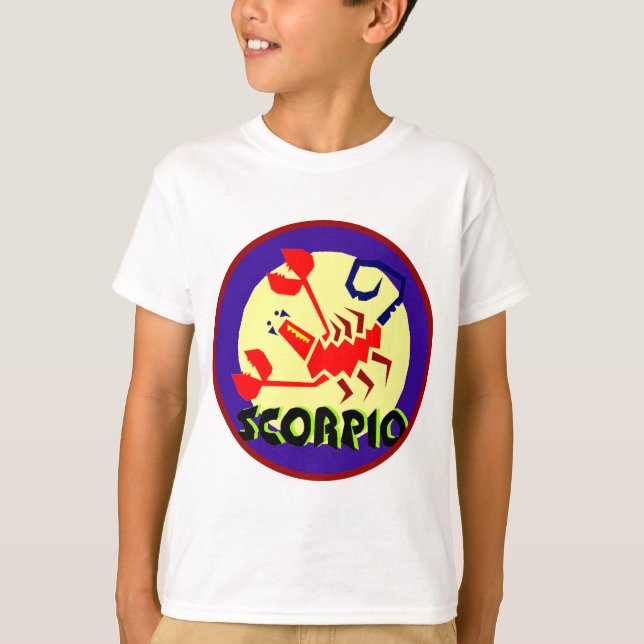 Scorpioemblem T Shirt (Framsida)
