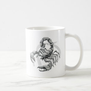 Scorpioen den scorpionstjärnan eller födelsen kaffemugg
