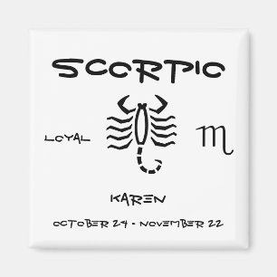 Scorpioen personifierar magnet