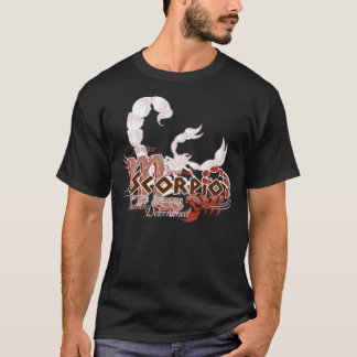 Scorpiohoroskopzodiac undertecknar t-skjortan t shirt