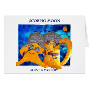 Scorpiomåne Hälsningskort