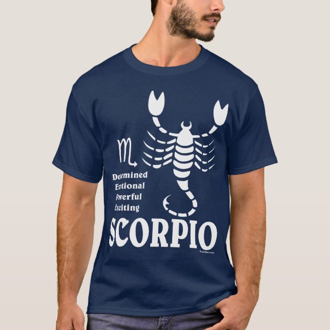 Scorpiomörkskjortor T Shirt (Framsida)