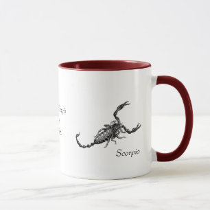 Scorpiomugg med ordstäv mugg