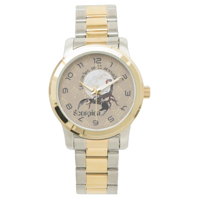 Scorpion 24 octobre au 22 novembre Montre Armbandsur (Framsida)